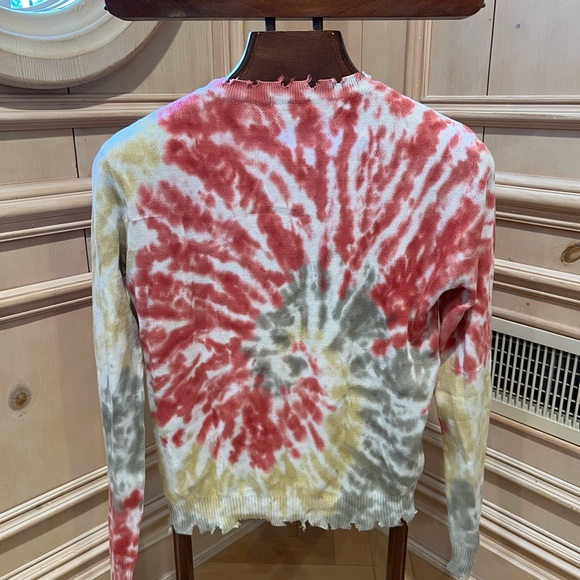 FATE distressed tie dye sweater - Picture 2 of 3